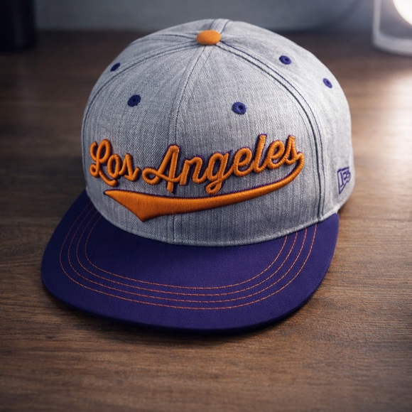 Aksels Other - Los Angeles Gray and Purple Cap